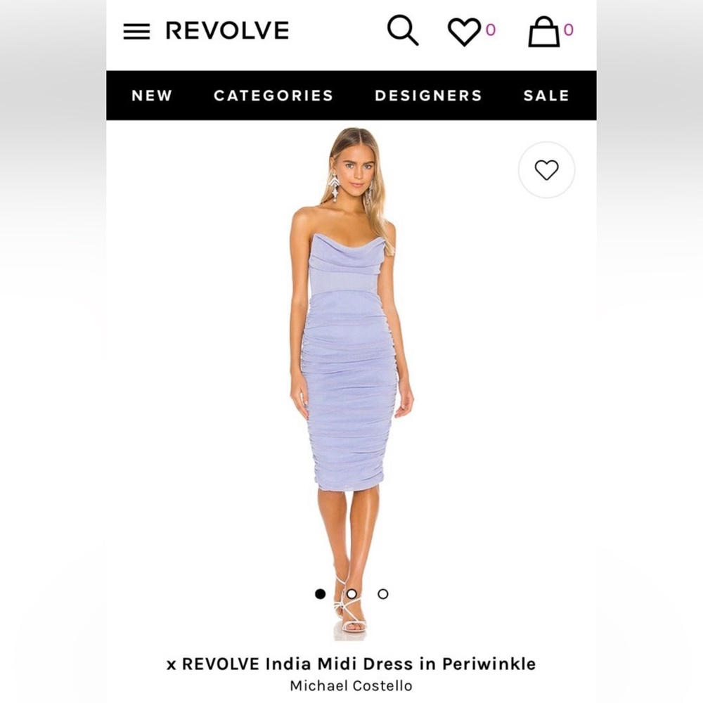 REVOLVE India Midi Dress in Periwinkle